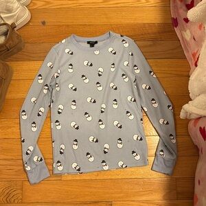 forever 21 snowman t shirt